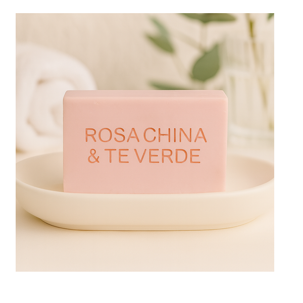 Producto - Jabón de rosa china Y te verde