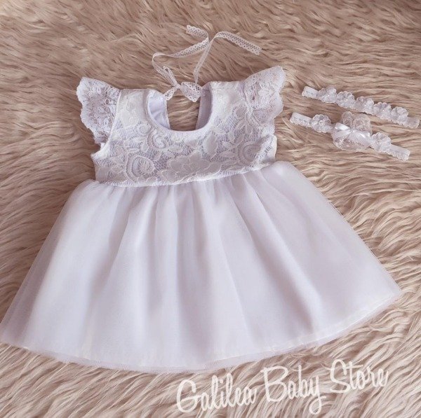 Producto - VESTIDO MARY MANGAS CORTAS EN BLANCO