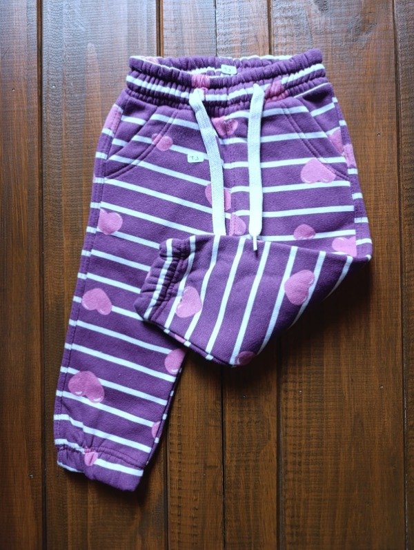 Producto - Babucha frizada - corazones - Edad: 12 a 18 meses