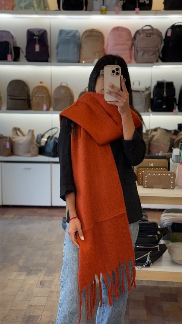 Producto - Bufandón Nube - Terracota - 1