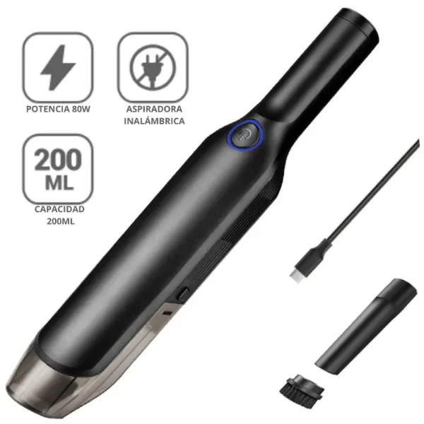 Producto - Aspiradora Portatil JD Portable Vac Inalámbrica Filtro Hepa