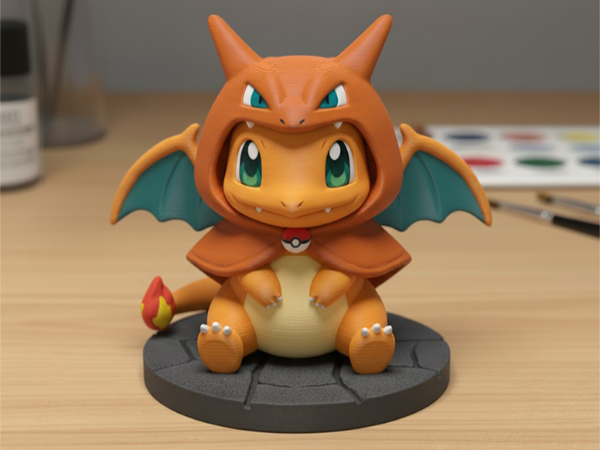 Producto - Figura Charmander con capa de Charizard