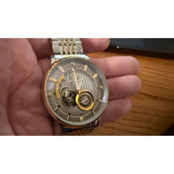 Producto - Reloj para hombre automático con el mecanismo a la vista, acero - 2
