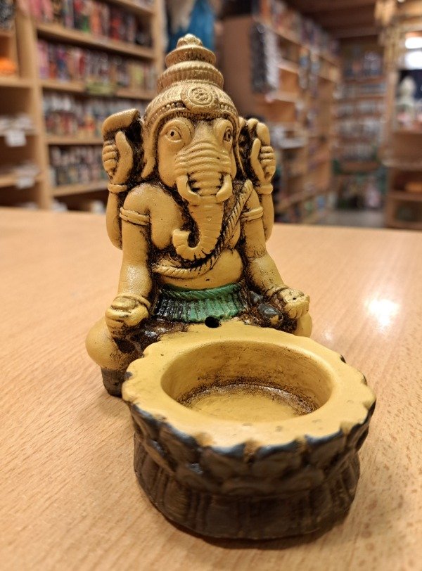 Producto - Ganesha portavela y portasahumerio