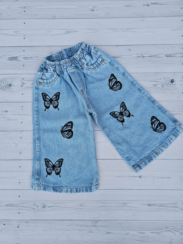 Producto - Jean Wide mariposas