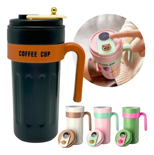 Producto - Vaso Térmico Cafe Jarro Acero Inoxidable Sensor Temperatura