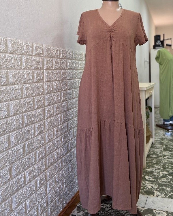 Producto - Vestido Amazonas lino elastizado