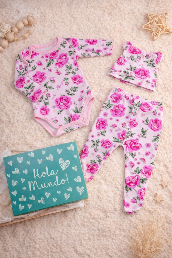 Producto - Ajuar rosa rosas