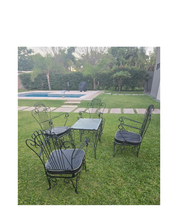 Producto - Juego de jardin de hierro