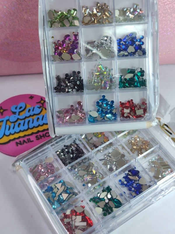 Producto - Box Cristales Chatos Mix Colores