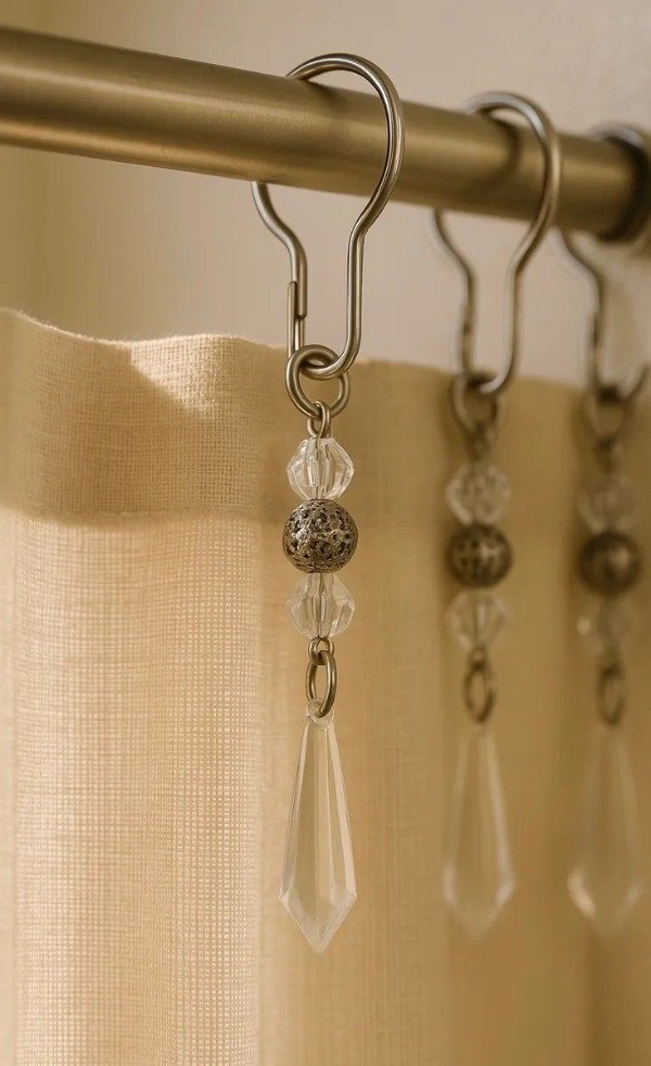 Producto - Gancho de cortina x 12 unidades niquel 317