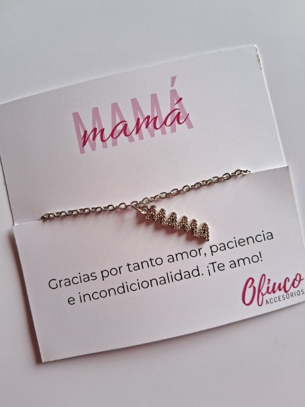 Producto - Pulsera MAMÁ strass