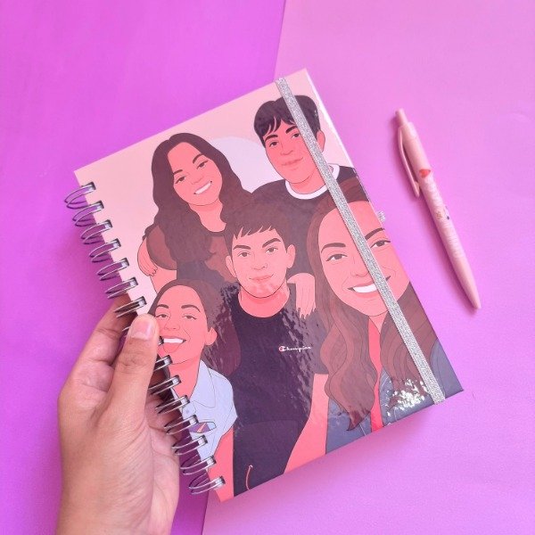 Producto - Cuaderno/ Agenda con ilustración personalizada