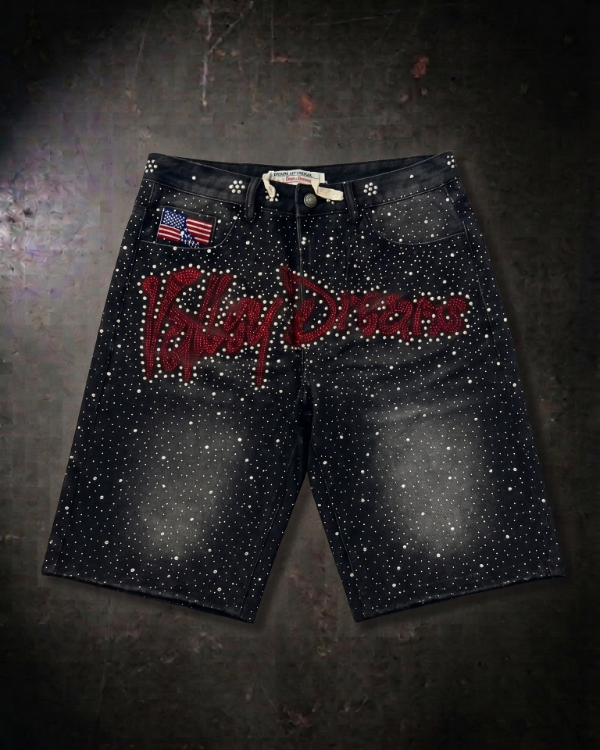 Producto - Valley Dreams Rhinestone Denim Shorts