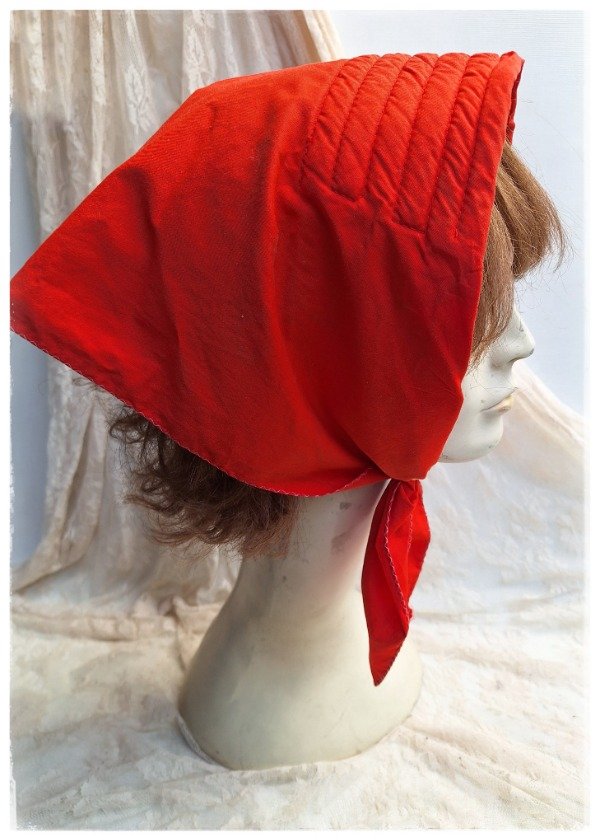 Producto - Cofia o pañuelo para la cabeza Rojo