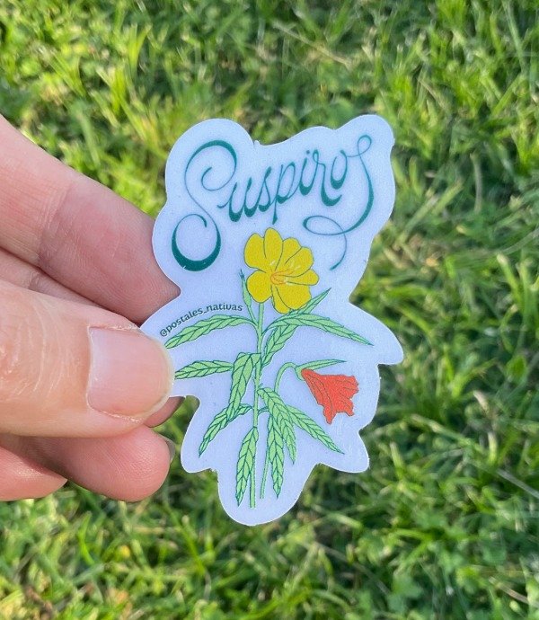 Producto - Sticker transparente UV - Suspiro