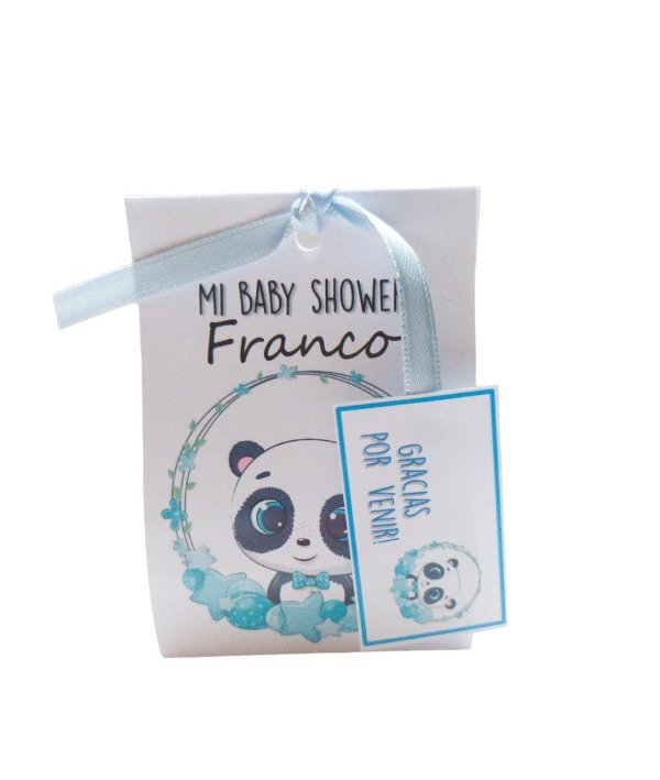 Producto - Baby shower Pandita Celeste x 10u
