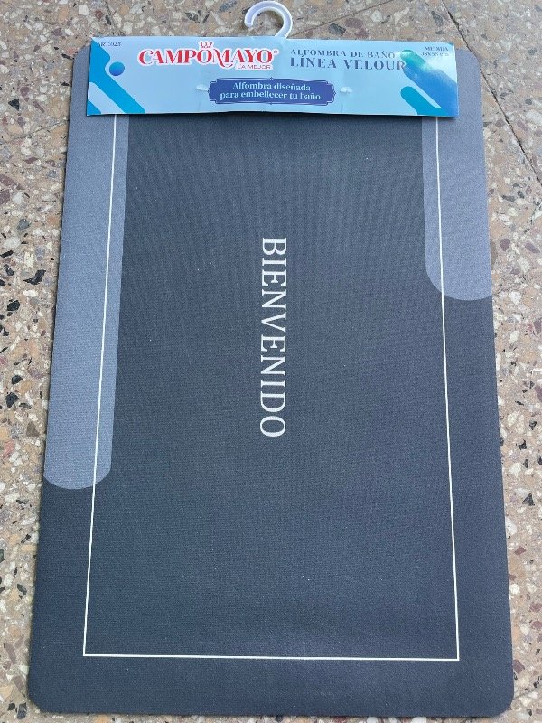Producto - Alfombra felpudo bienvenido de goma - 5