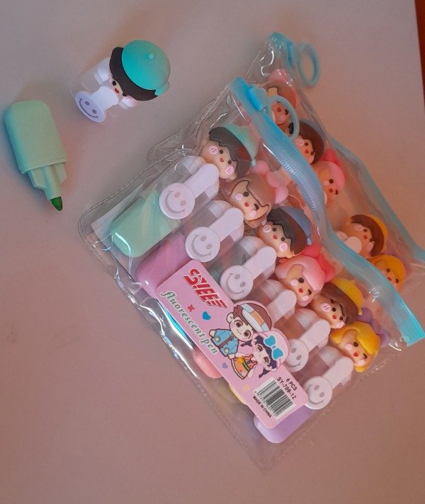Producto - Resaltadores mini pastel muñequitos
