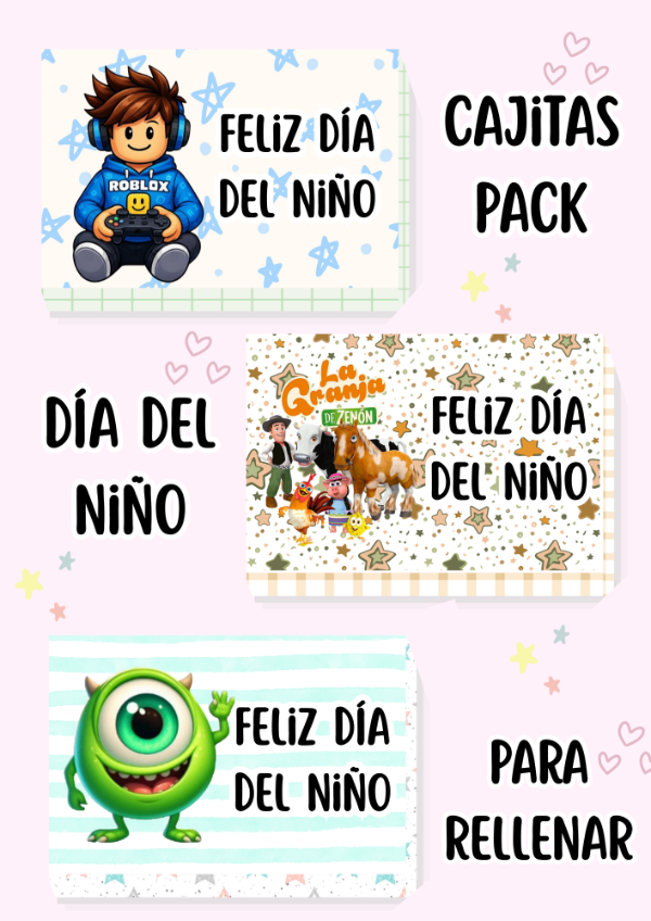 Producto - Cajitas bomboneras pack x 5 und surt - 6