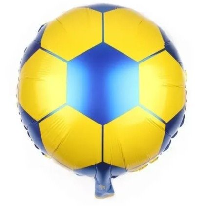 Producto - Globo pelota de fútbol metalizado 18" 45cm - 3