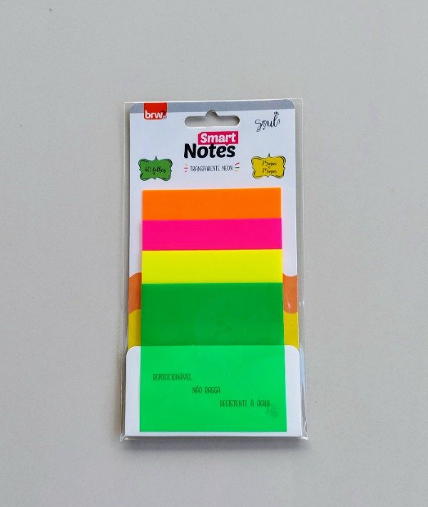 Producto - Block Notas Translúcidas Colores Neón 76X76