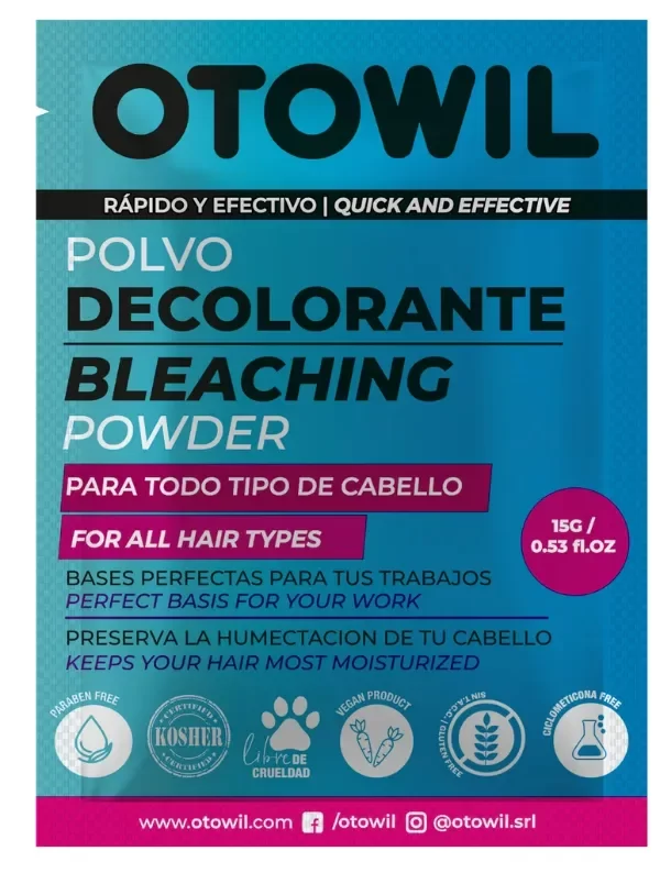 Producto - Polvo decolorante en sobre 15g