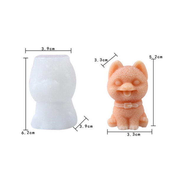 Producto - MOLDE SILICONA PERRITO c/CORREA (025K2-2) - 0