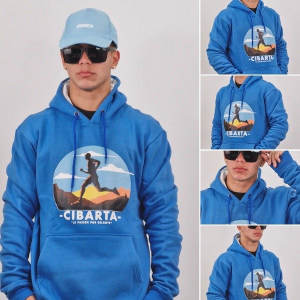 Producto - Canguro Cibarta CORREDOR Frisado Azul