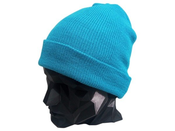 Producto - Gorro ROCKY Liso TURQUESA 19x28