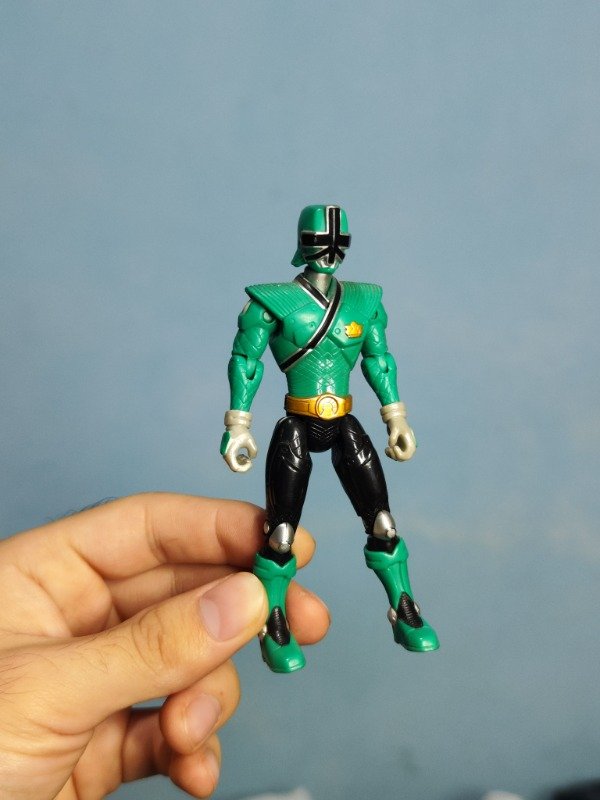 Producto - Mega Ranger Forest Green Verde 11 cm Samurai Bandai Power Rangers - 0