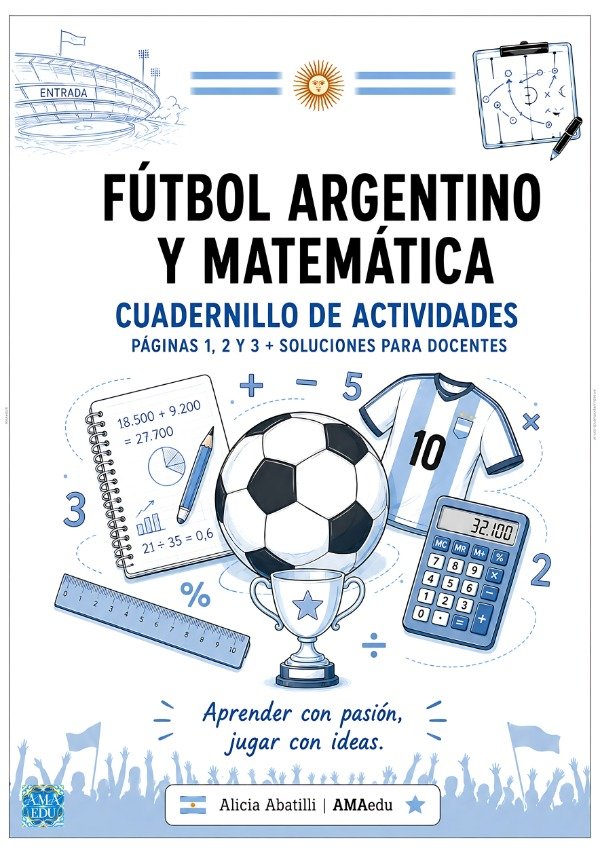 Producto - FÚTBOL ARGENTINO Y MATEMÁTICA (Material Gratuito)