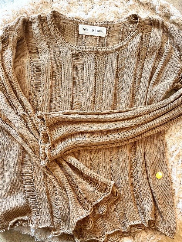 Producto - Sweater calado largo Hiedra
