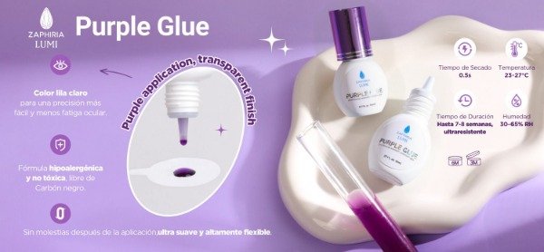 Producto - Adhesivo Purple Lumi