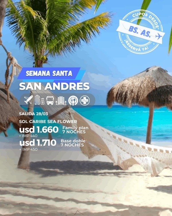 Producto - SAN ANDRÉS - SEMANA SANTA