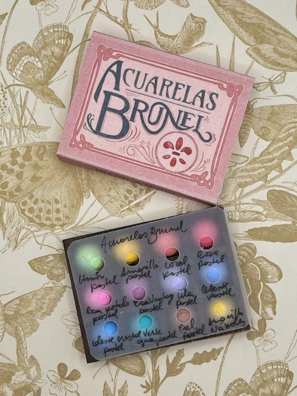 Producto - Paleta fosforera 12 colores pastel