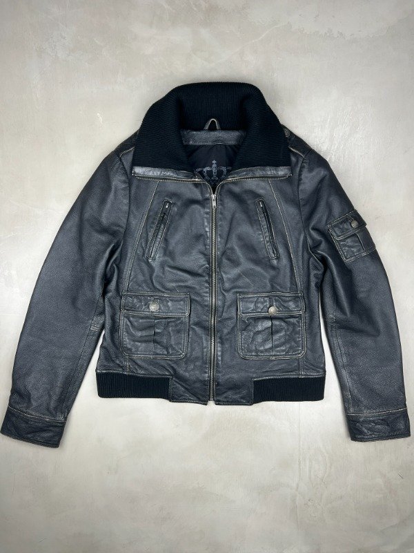 Producto - Leather Bomber Jacket - 7