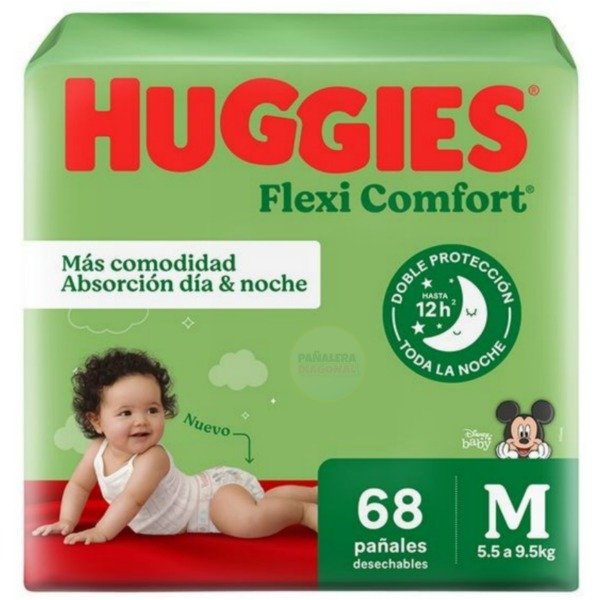 Producto - Pañales Huggies Flexi Comfort M68
