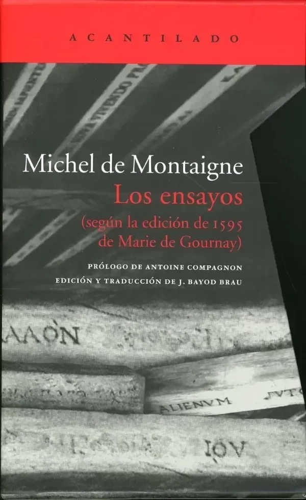 Producto - Los ensayos - Michel de Montaigne (edición Jordi Bayod Brau)