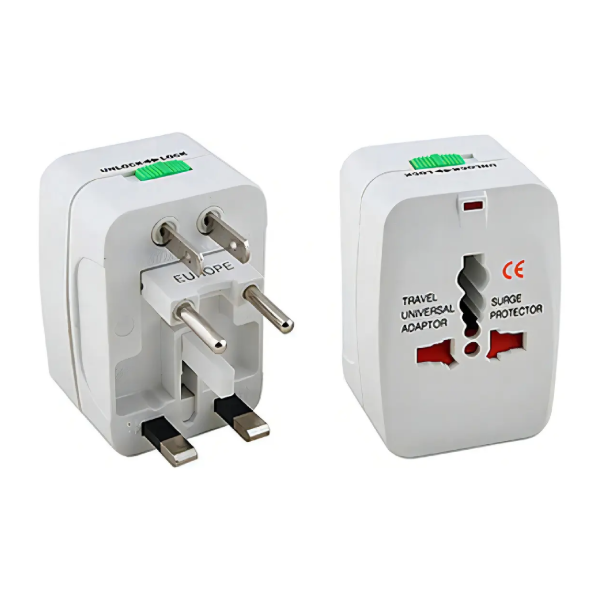 Producto - Adaptador de Viaje Universal Mundial - 2 Puertos USB
