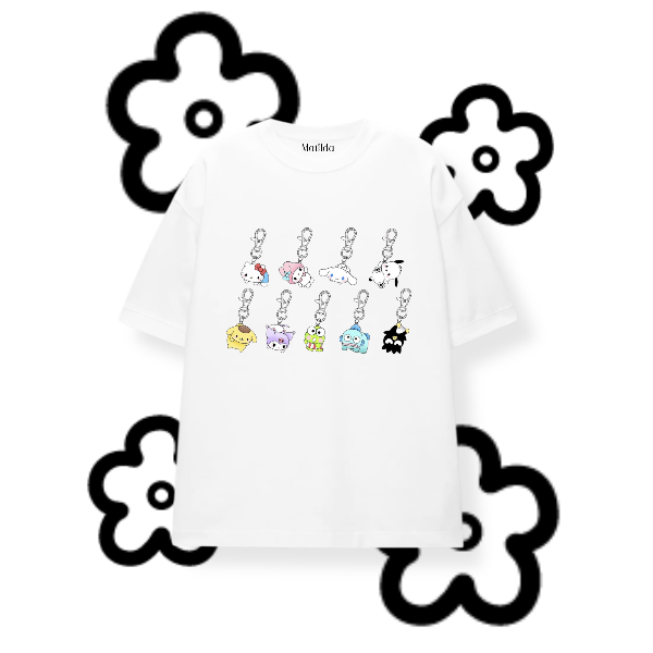 Producto - REMERON HELLO KITTY AND FRIENDS LLAVERO -BLANCO