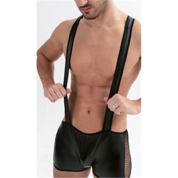Producto - Hombre  Body Engomado Con Tiradores