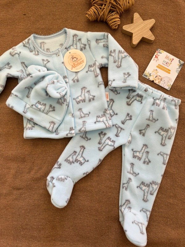 Producto - Conjunto micropolar estampado JIRAFA  - COD 359