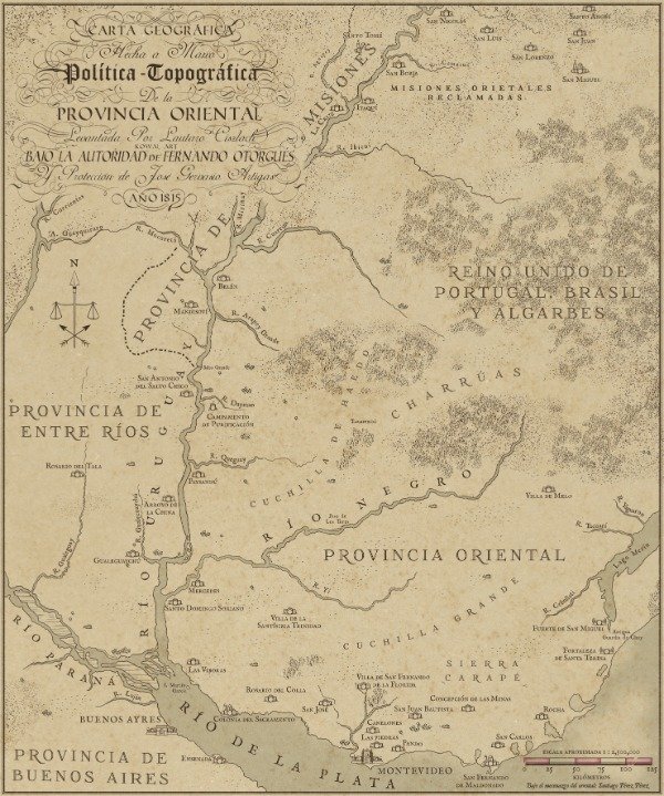 Producto - Mapa de la Provincia Oriental