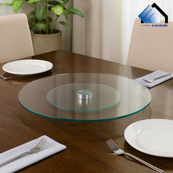Producto - Plato giratorio de vídrio 30cm