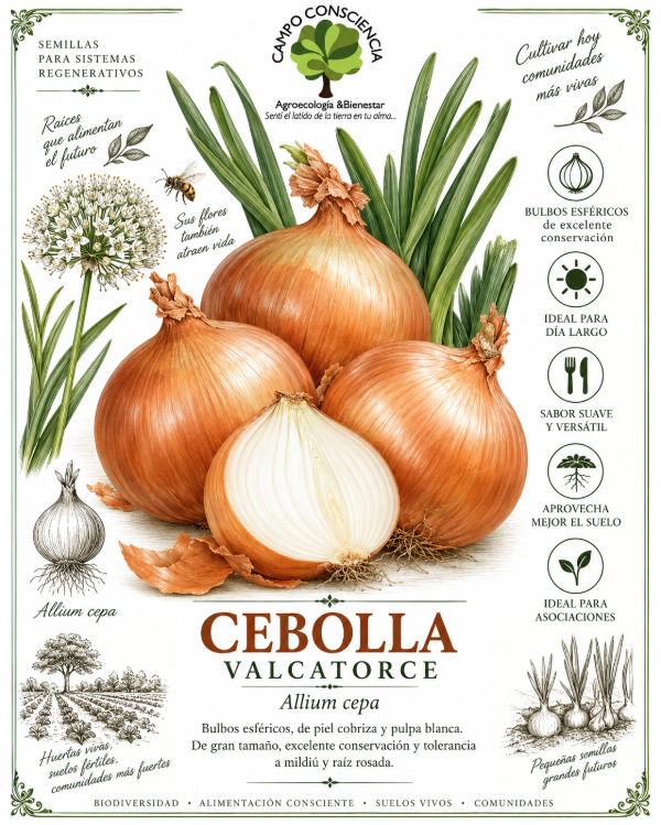 Producto - Cebolla Valcatorce - Semillas Agroecológicas