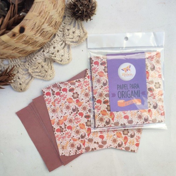 Producto - Otoño bifaz 10x10 24 papeles