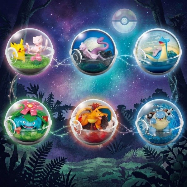 Producto - Gashapones Terrarios Sorpresa - Pokemon - Al azar - 10cm