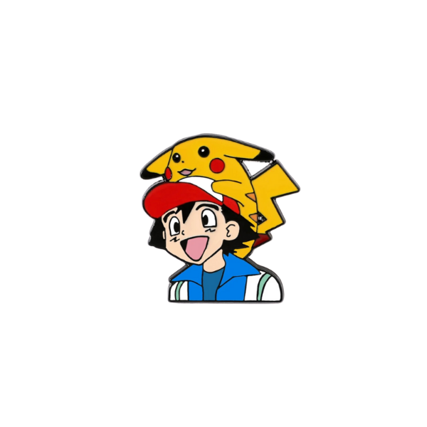 Producto - Pin Pokémon - Pikachu y Ash