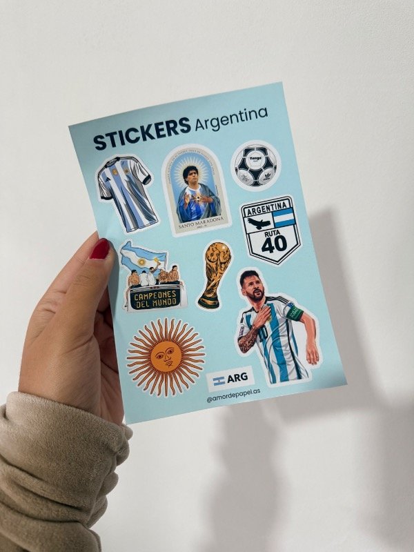 Producto - Stickers selección argentina
